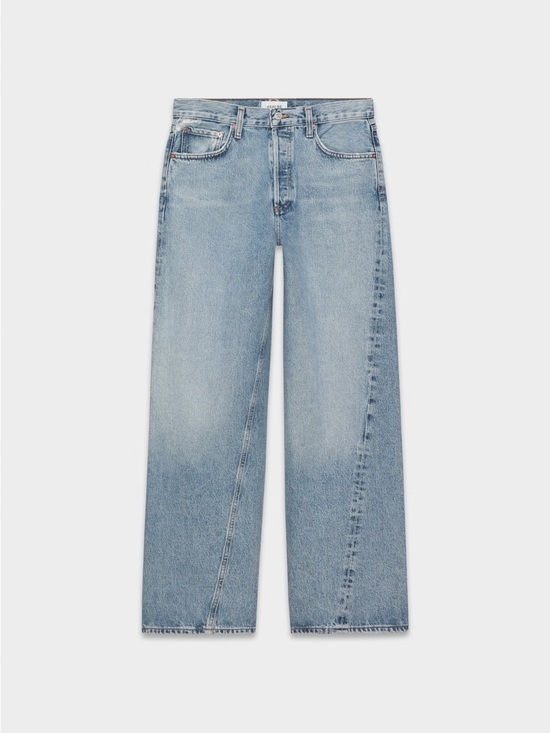 Agolde Denim - Agolde Light Blue Wide Leg Flare Jeans